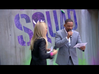 suicide squad - stars of the film at the premiere in london