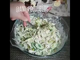 salad with cabbage for every day